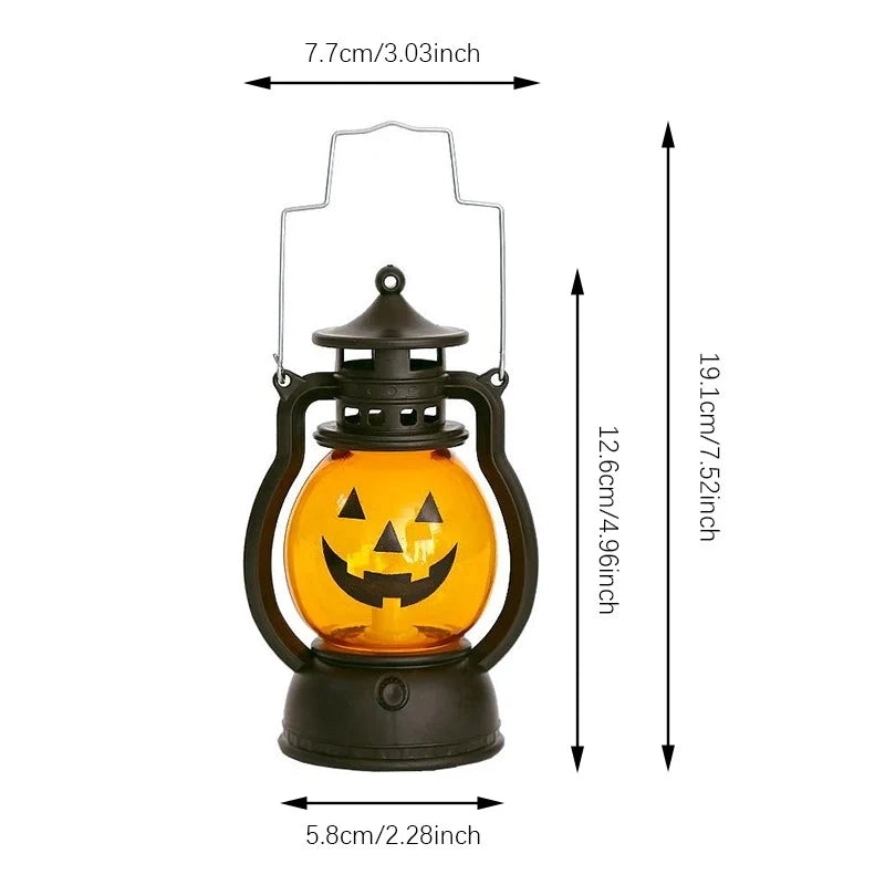 Linterna de calabaza espeluznante