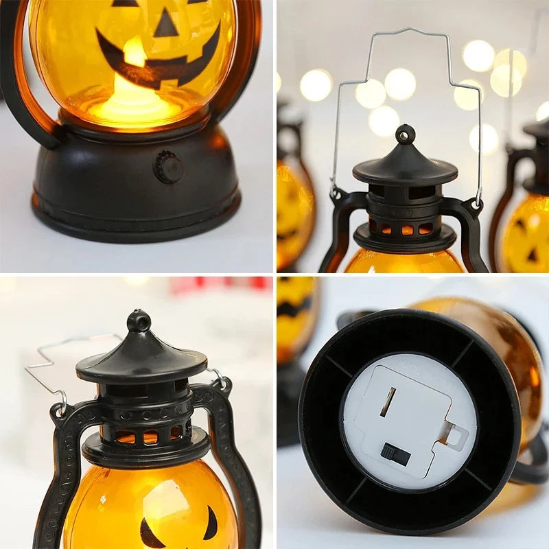 Linterna de calabaza espeluznante
