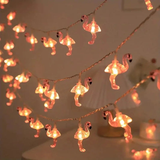 Flamingo LED String Lights