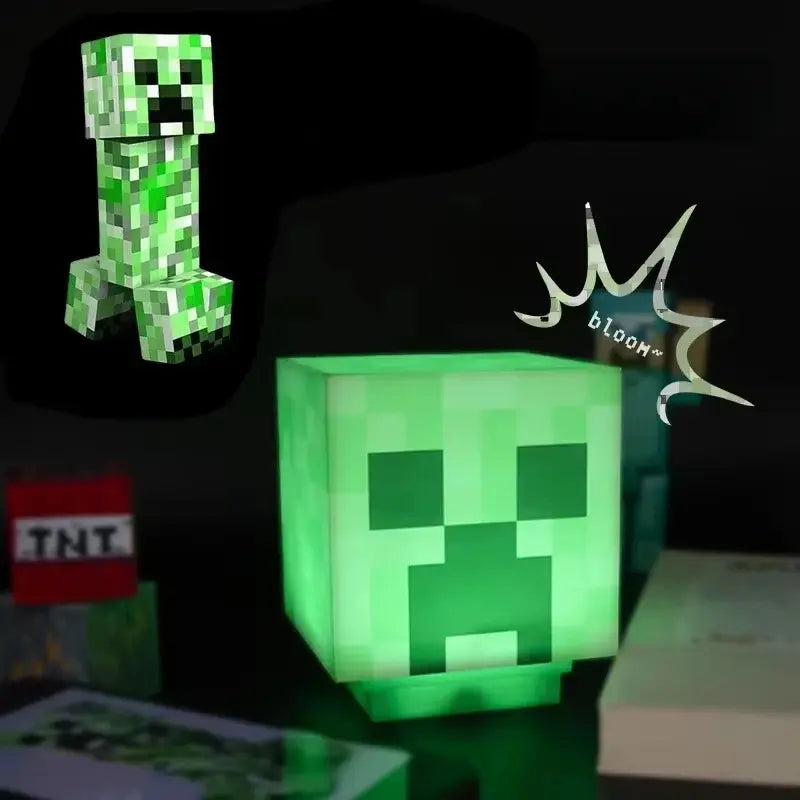 Luminária Creeper-Head (Minecraft)