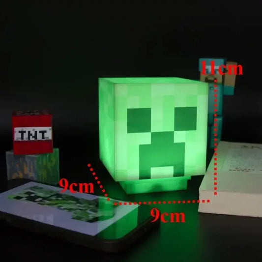 Luminária Creeper-Head (Minecraft)