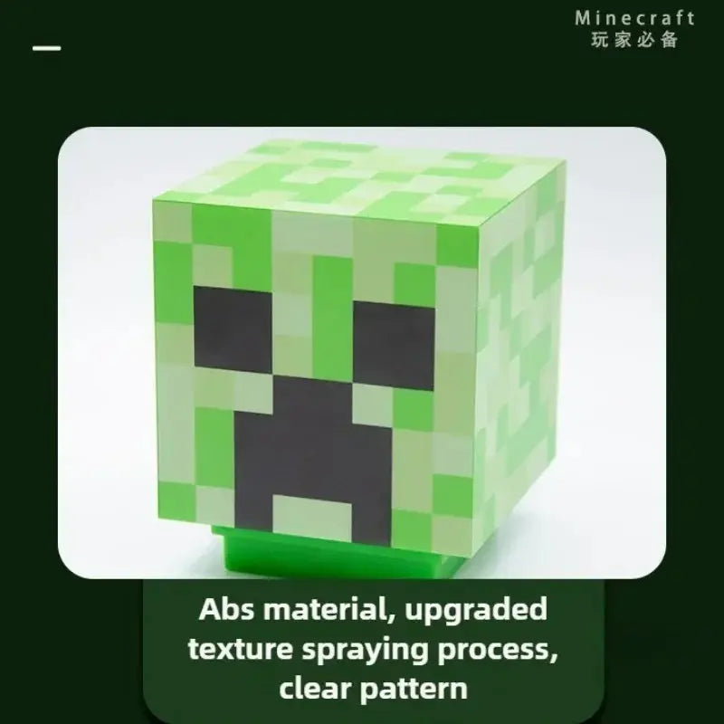 Luminária Creeper-Head (Minecraft)
