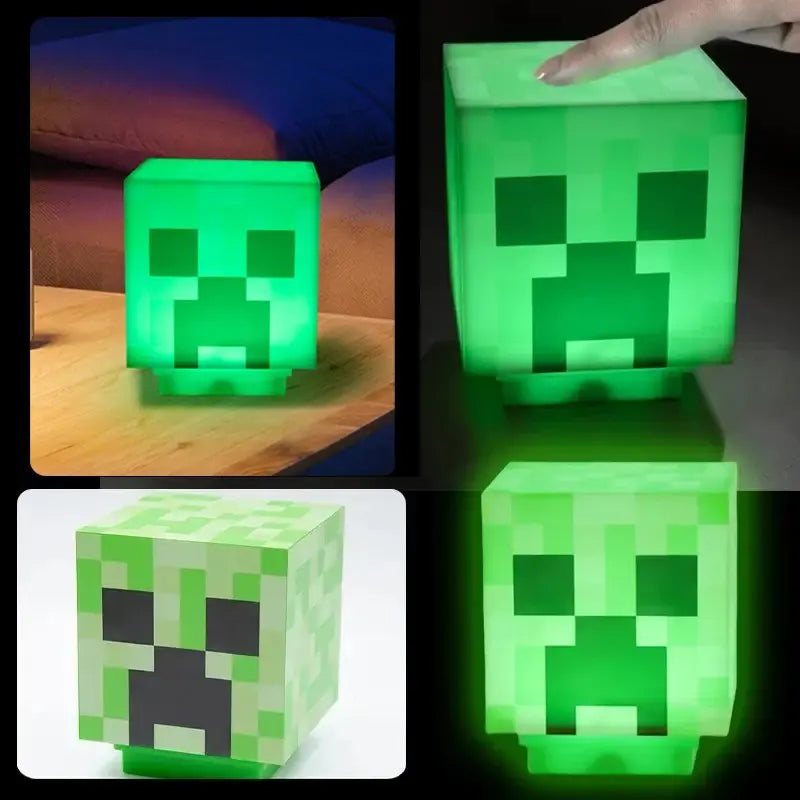 Luminária Creeper-Head (Minecraft)