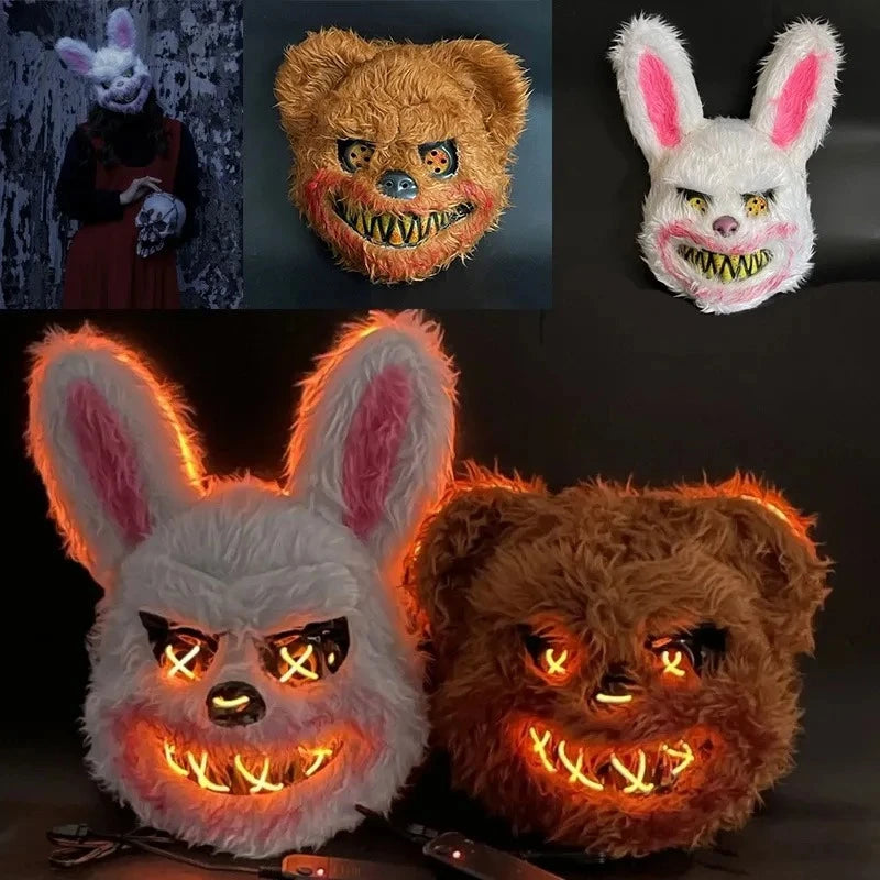 LED Bloody Animal Mask