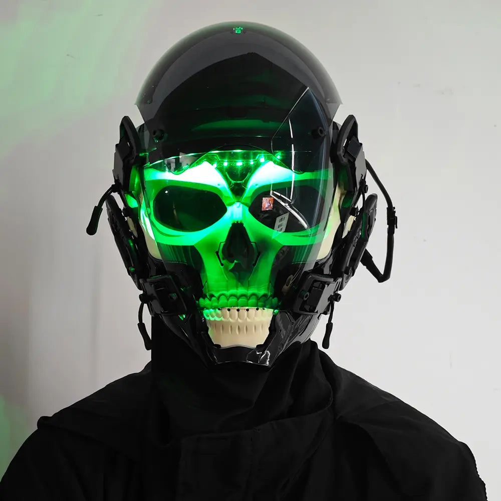 Máscara LED RGB Skeletechnon