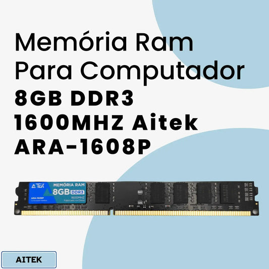 Memoria DDR3 ARA-1608P de 1600 MHz
