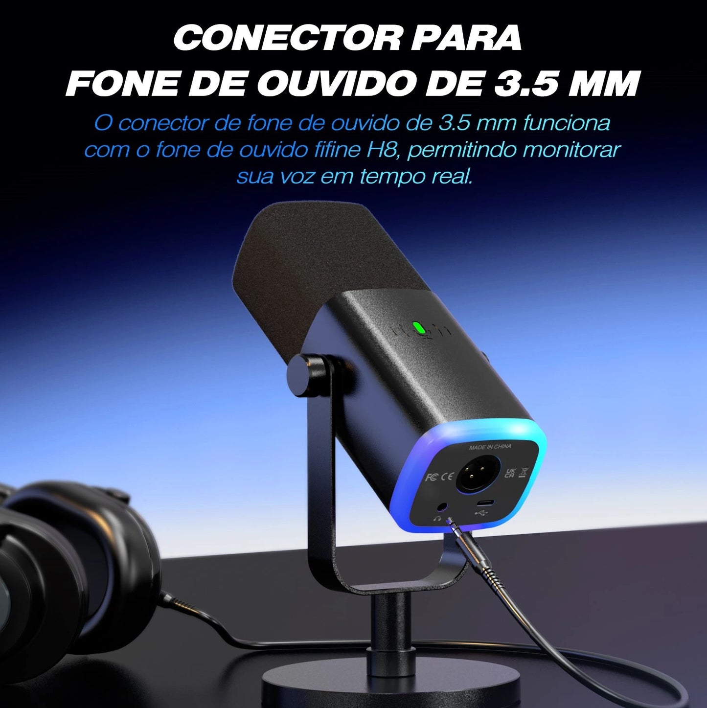 Microfone Ampligame AM8