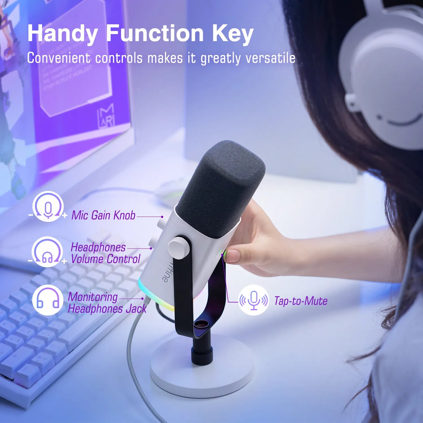 Microfone Ampligame AM8