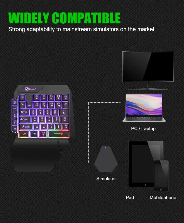 Mini-Teclado GK103S (RGB)