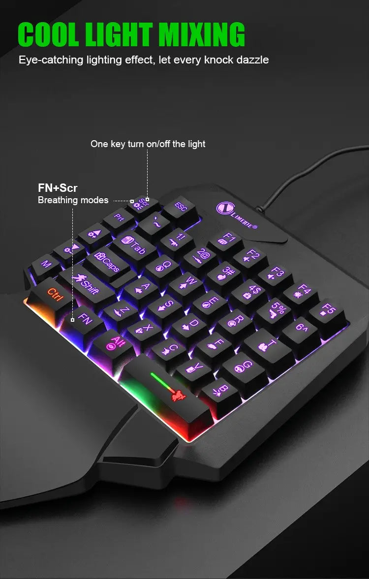 Mini-Teclado GK103S (RGB)