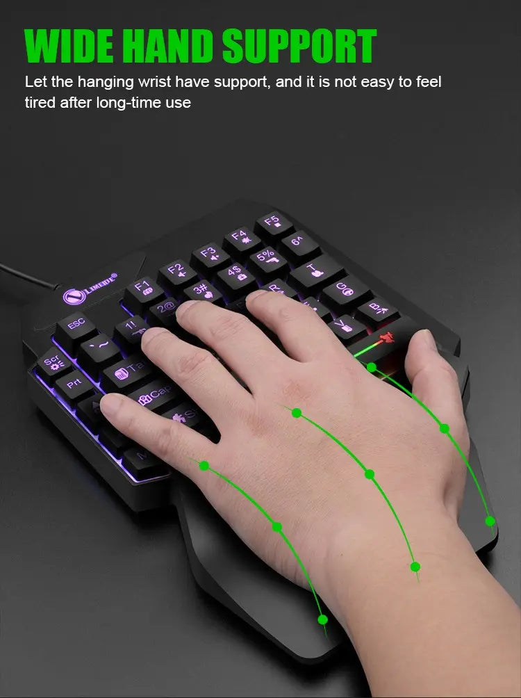 Mini-Teclado GK103S (RGB)