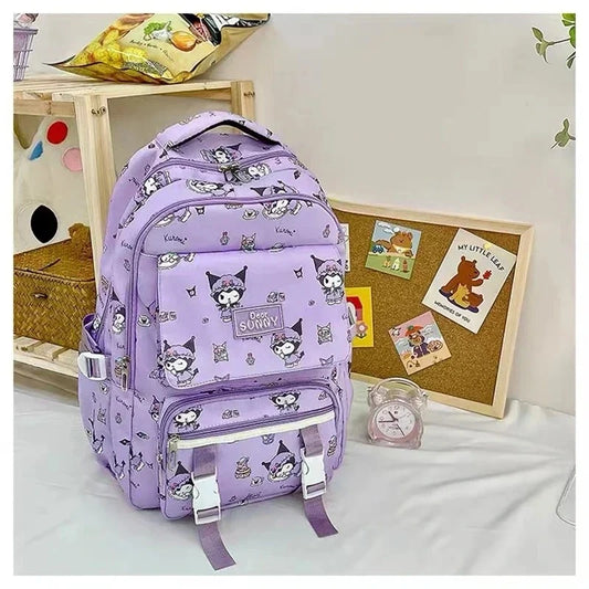 Kuromi Stickers Backpack