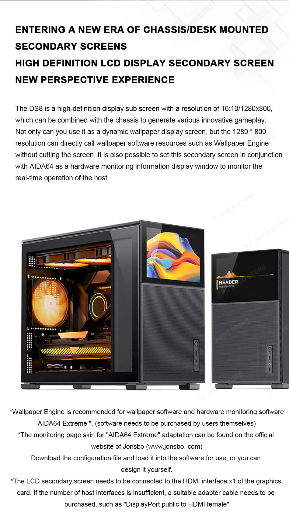 Monitor Auxiliar DS8 (60Hz)