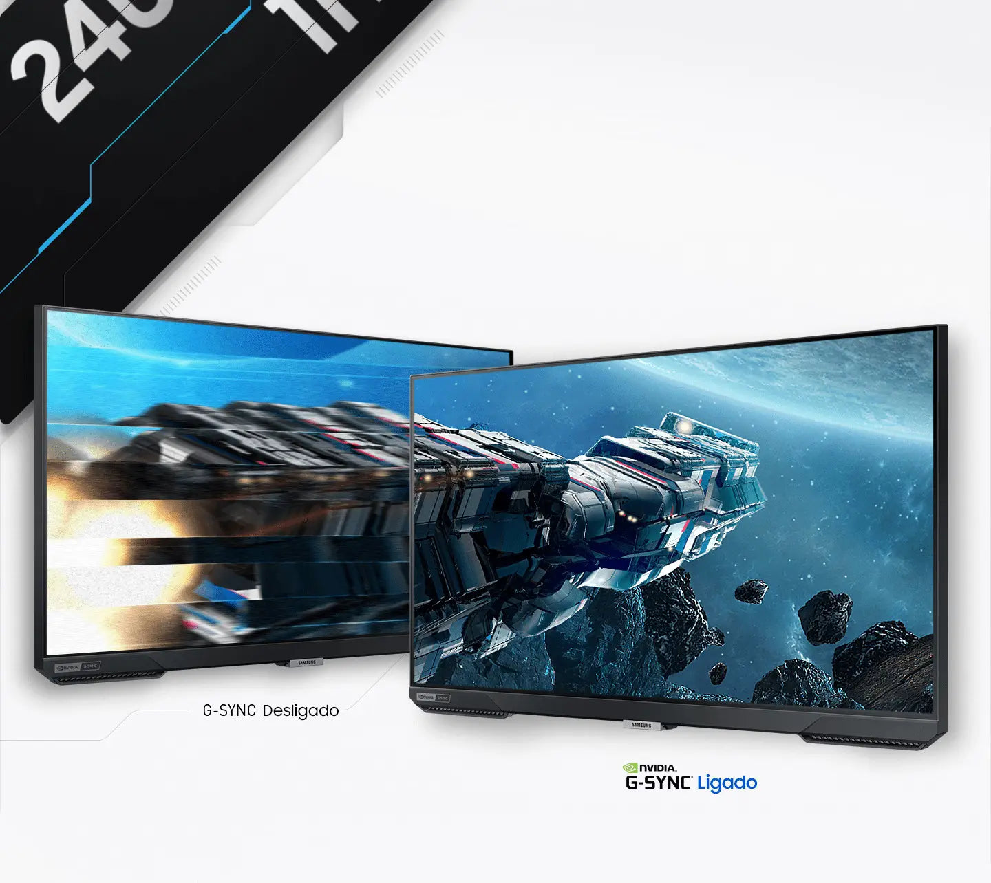 Monitor Gamer Samsung Odyssey G40 27" – 240Hz