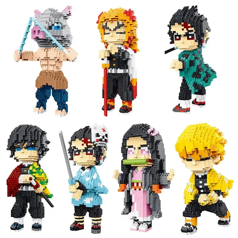 Figura montable de Demon Slayer Party de 19 cm