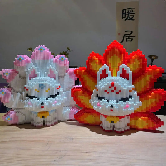 Zorro de nueve colas montable de 26 cm