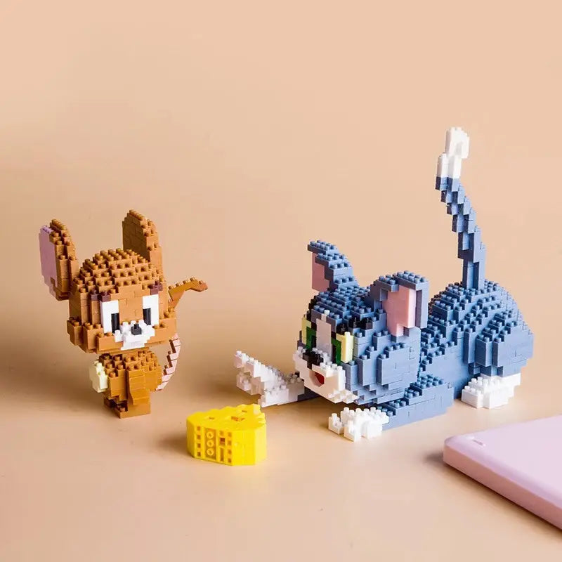 Tom y Jerry para construir de 7,36 cm