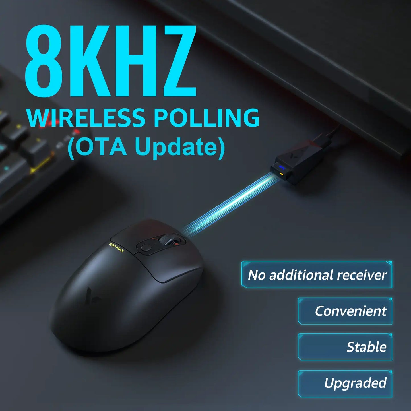 Mouse VT3PRO MAX (Sem fio 2.4Ghz)