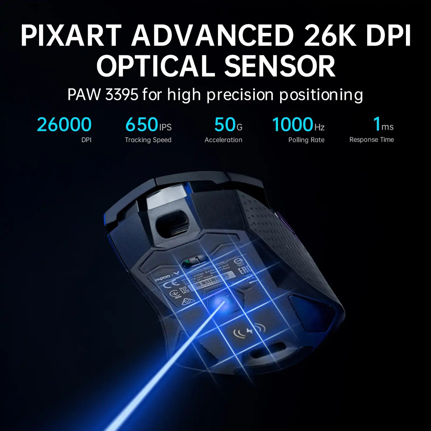 Mouse VT950PRO (Sem fio 2.4Ghz)