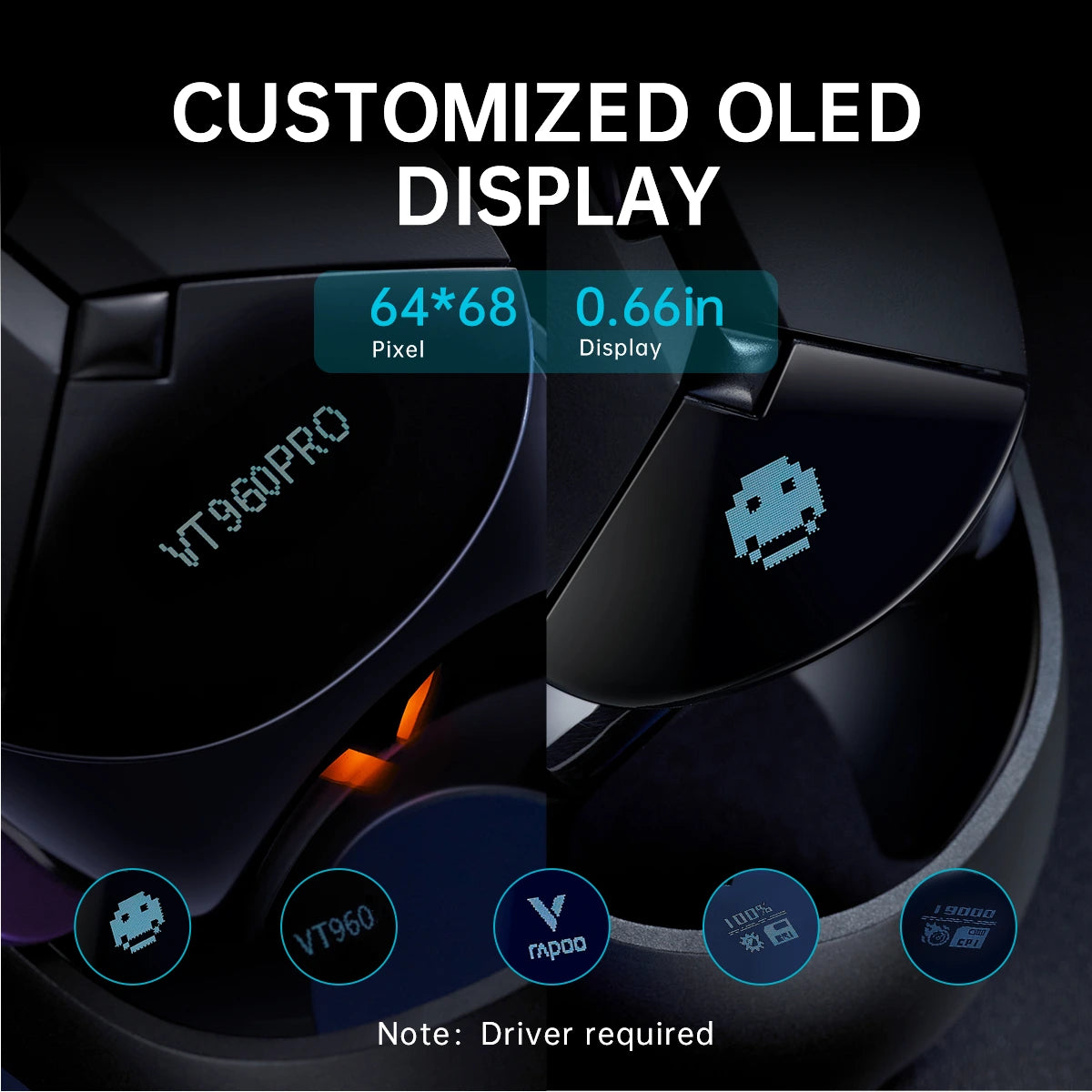 Mouse VT960PRO (Sem fio 2.4Ghz)
