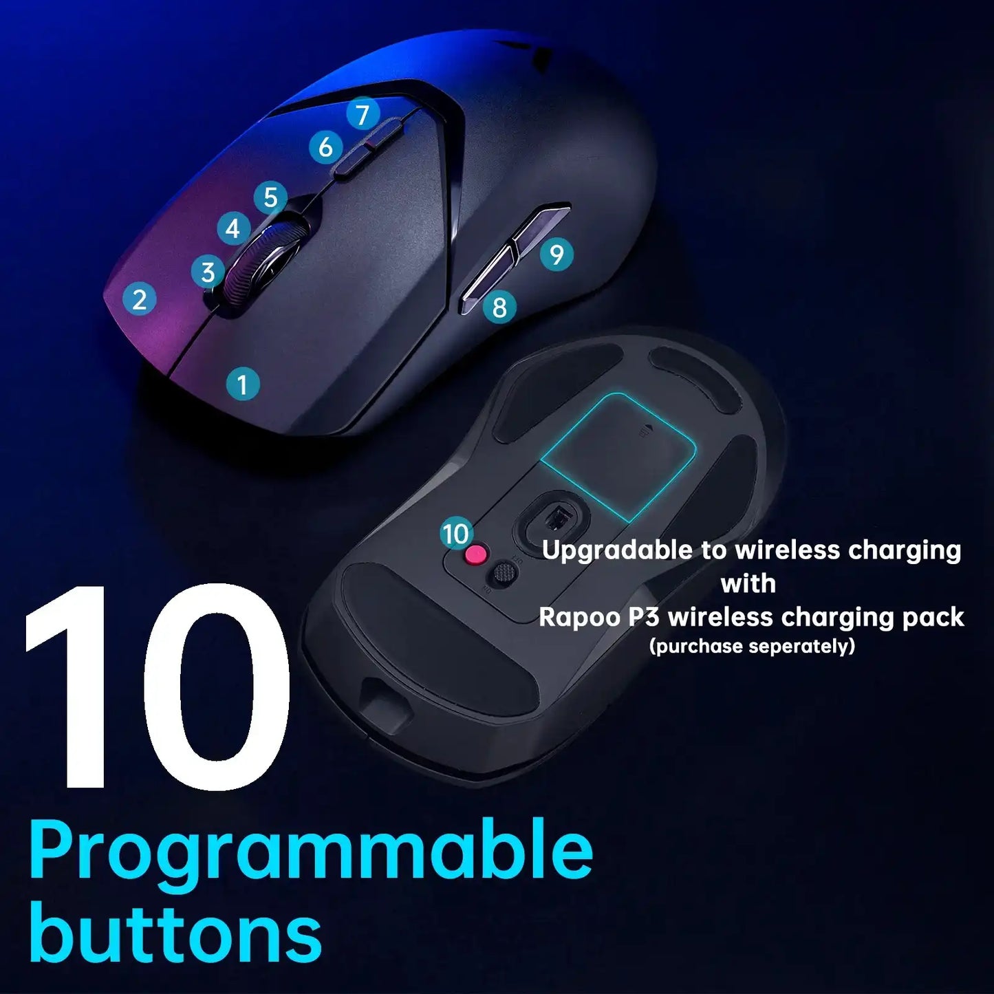 Mouse VT9PRO (Sem fio 2.4Ghz)