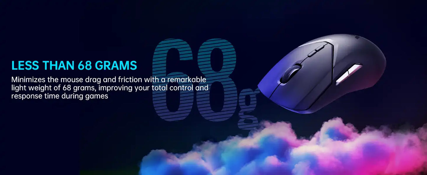 Mouse VT9PRO (Sem fio 2.4Ghz)