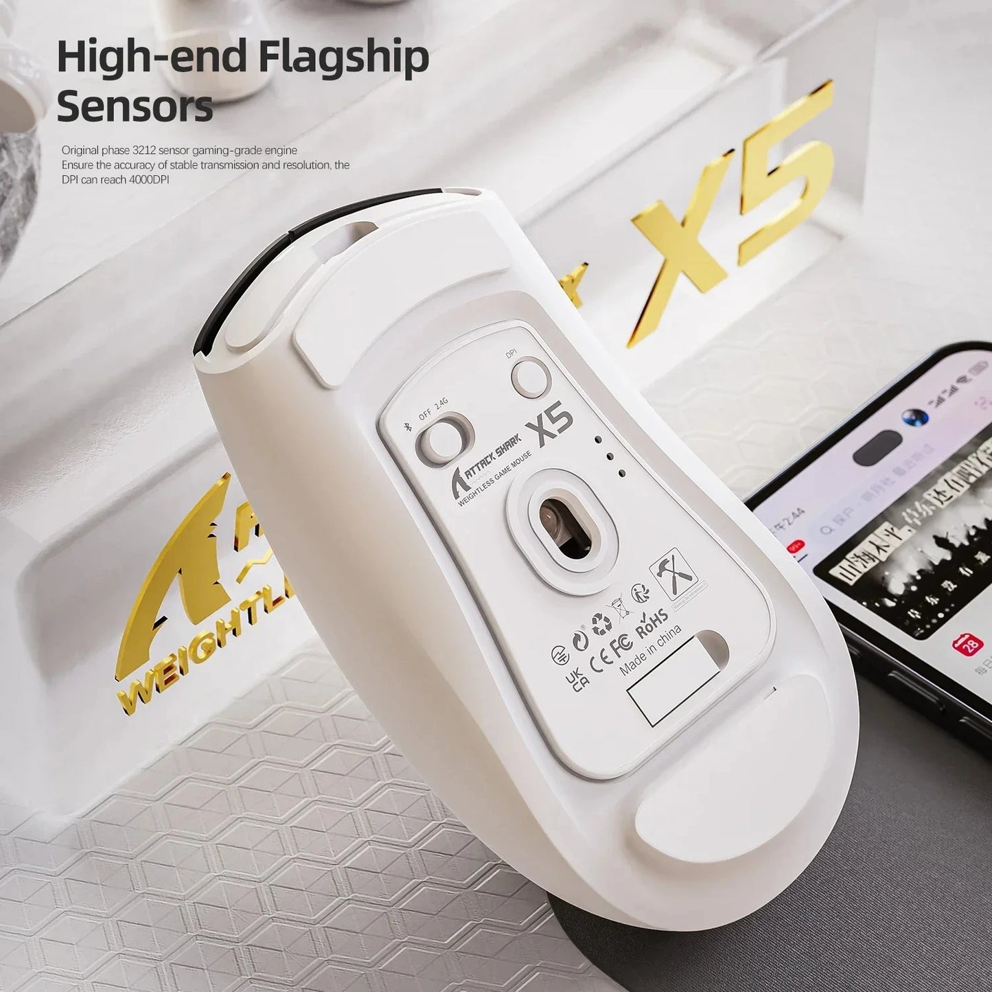 Mouse X5 (Sem fio 2.4Ghz)