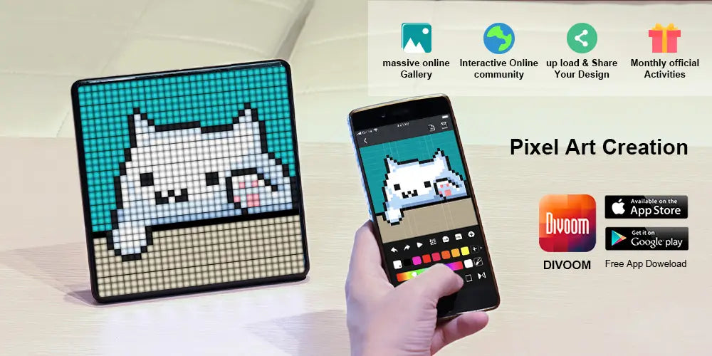 Painel Pixoo-32 (32x32)