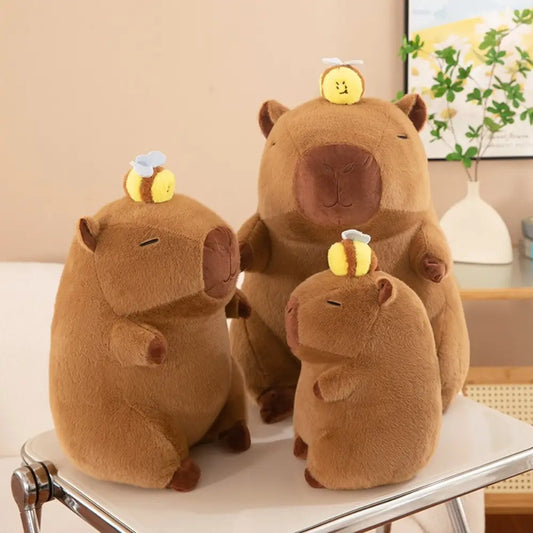 Pelúcia Capivara & Abelhinha 30-50cm
