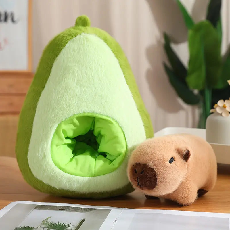 Pelúcia Capivarinha-Fruta (35-45cm)