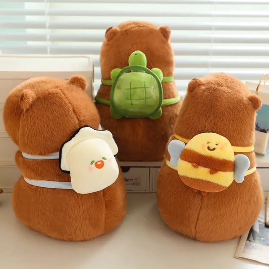Plush Capybara-Backpack (12-33cm)