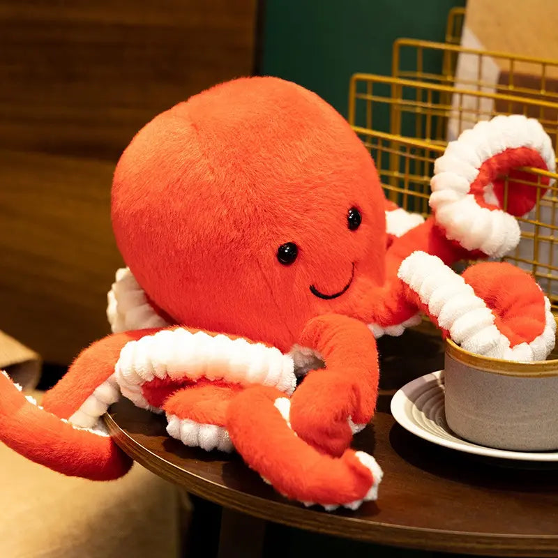 Smiley Octopus Plush (17cm)