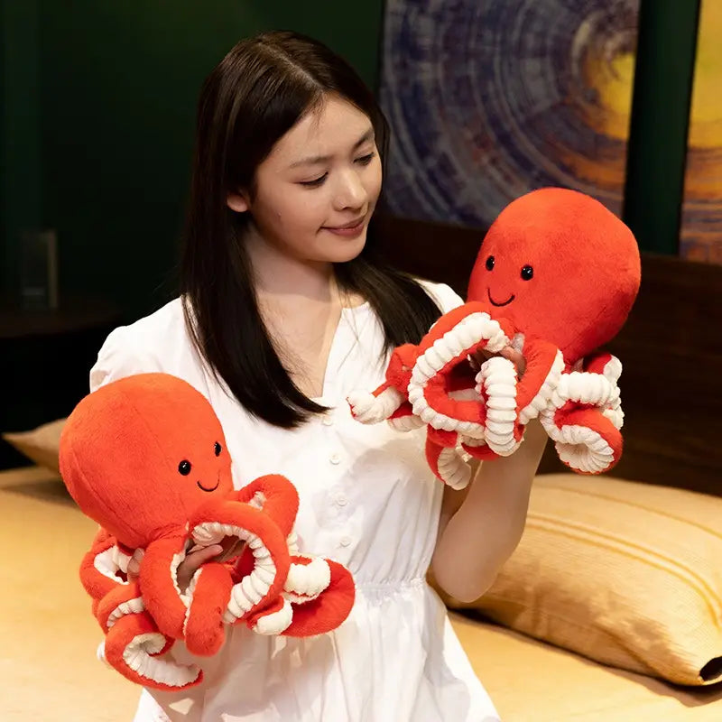 Smiley Octopus Plush (17cm)