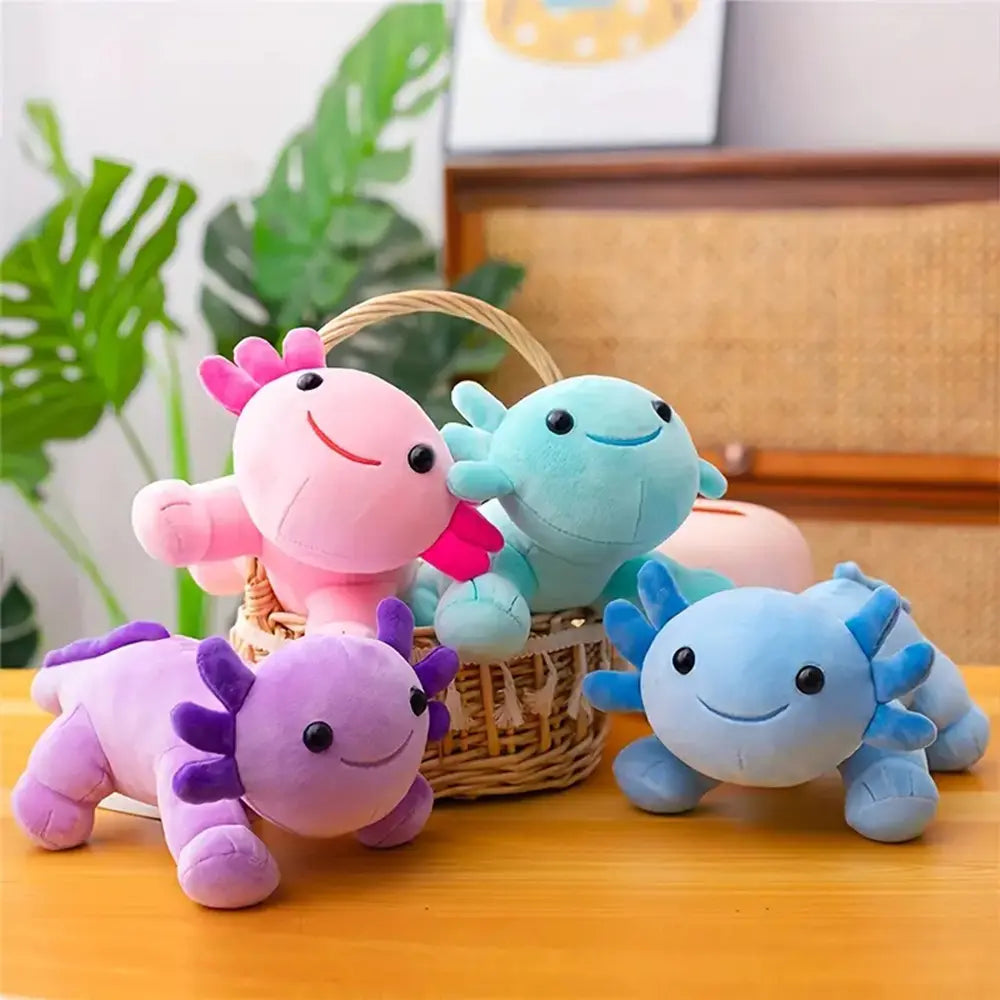 Peluche de salamandra ajolote (25 cm)