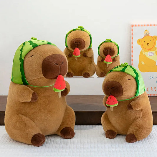 Watermelon Capybara Plush Toy