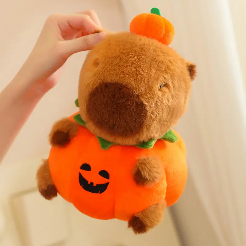 Pumpkin Capybara Plush Toy 25-60cm