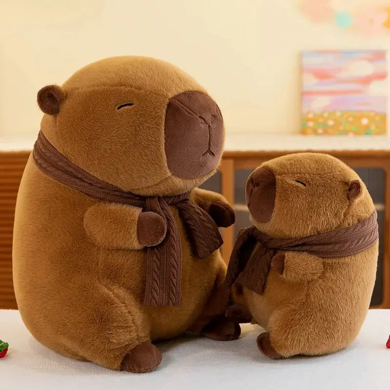 Peluche Carpincho con Bufanda 35cm