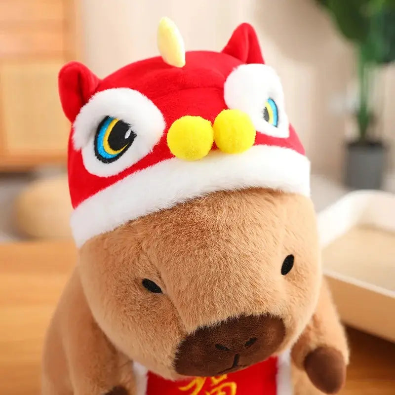 Peluche Carpincho Navideño 20-30cm