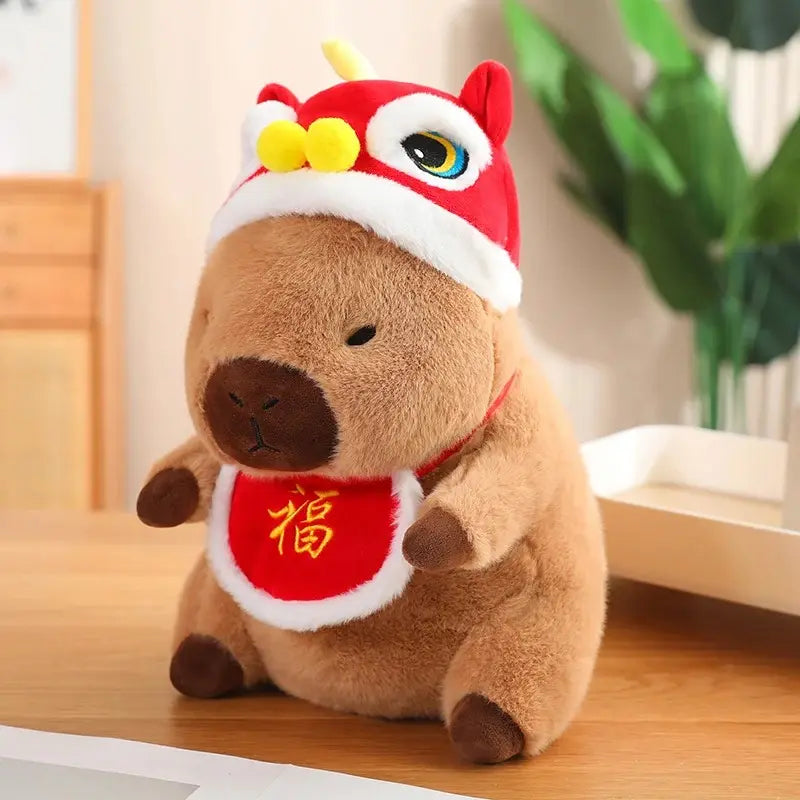 Peluche Carpincho Navideño 20-30cm