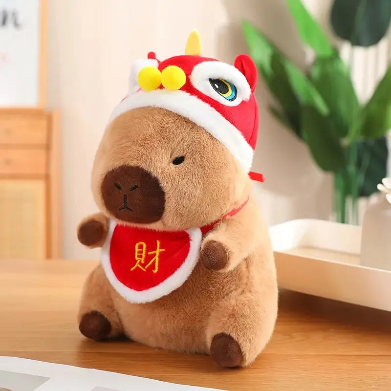 Peluche Carpincho Navideño 20-30cm