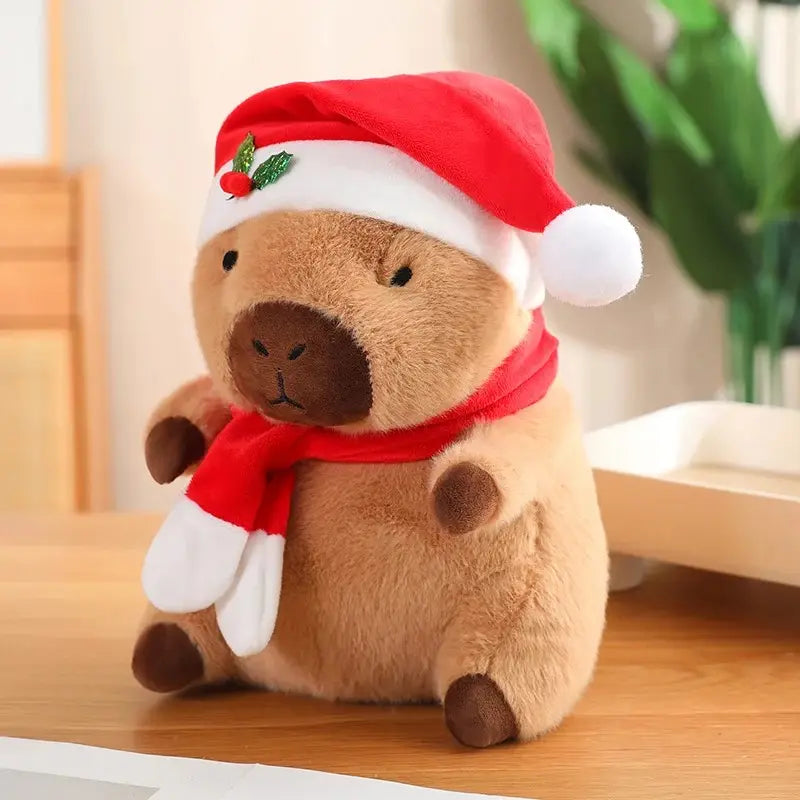 Peluche Carpincho Navideño 20-30cm
