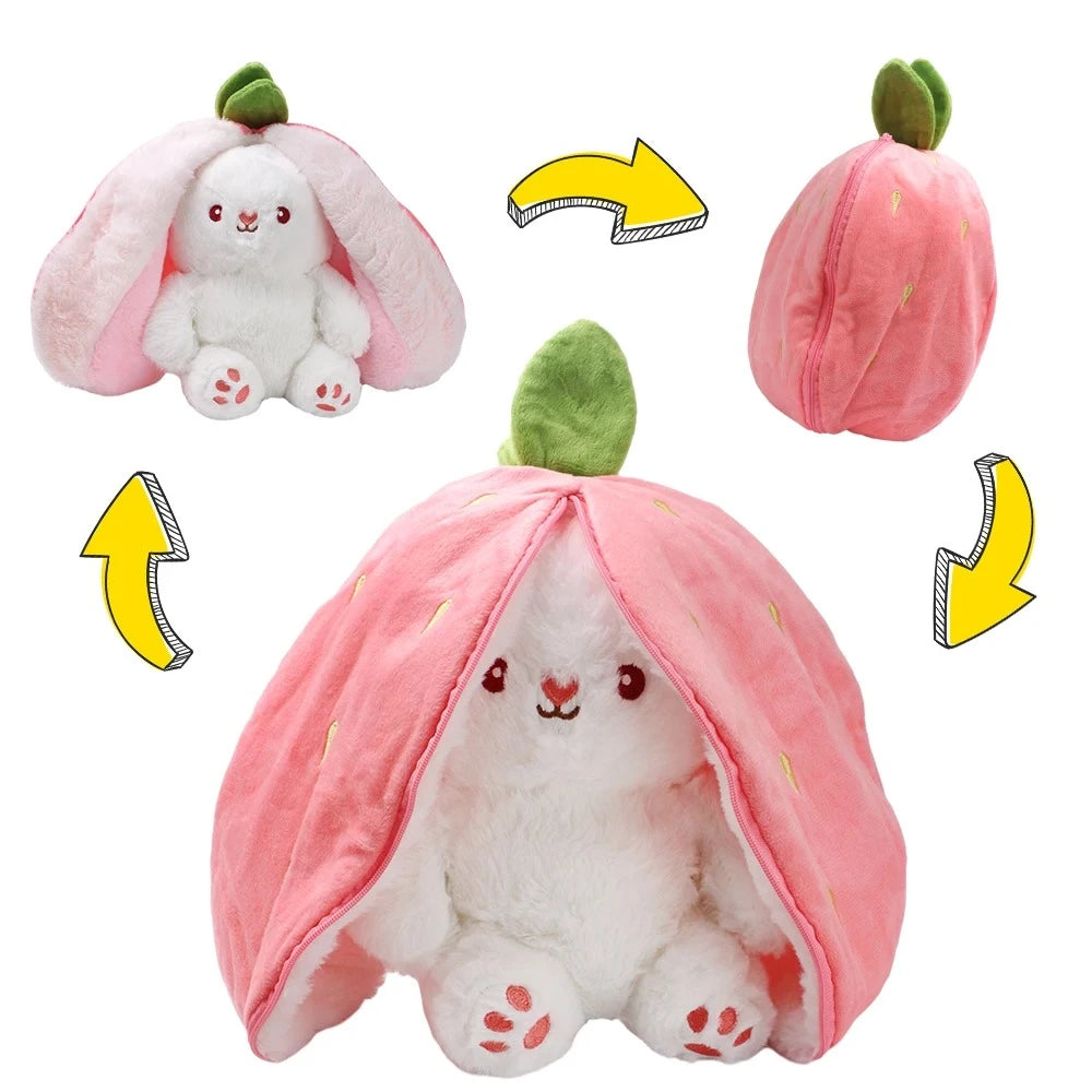 Rabbit/Fruit Plush Toy 18cm