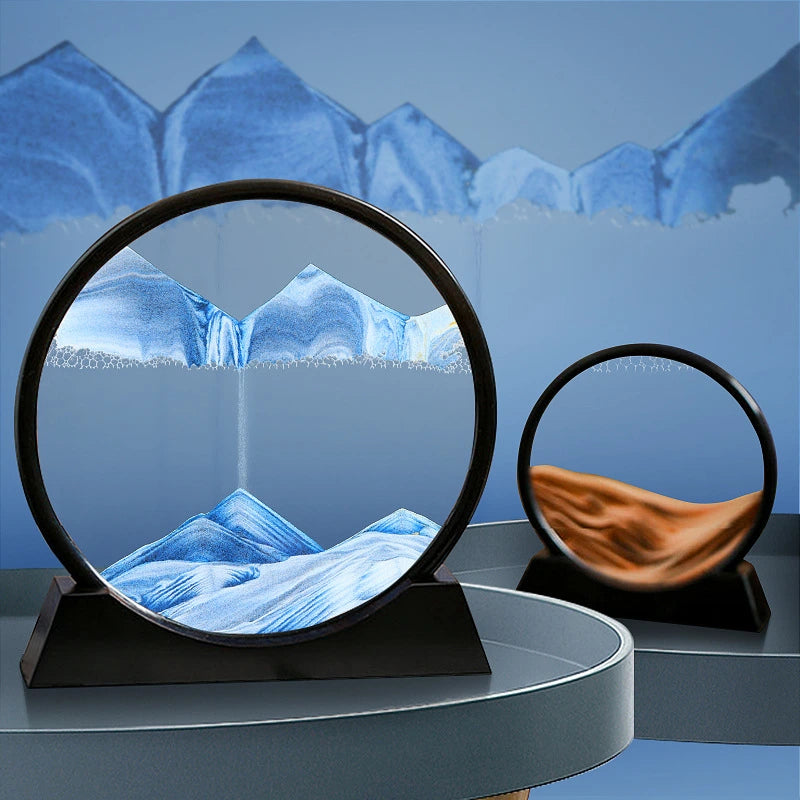 Pintura animada de arena 3D - Mar profundo