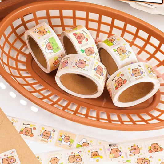 Capybara Sticker Roll (300 Pieces)