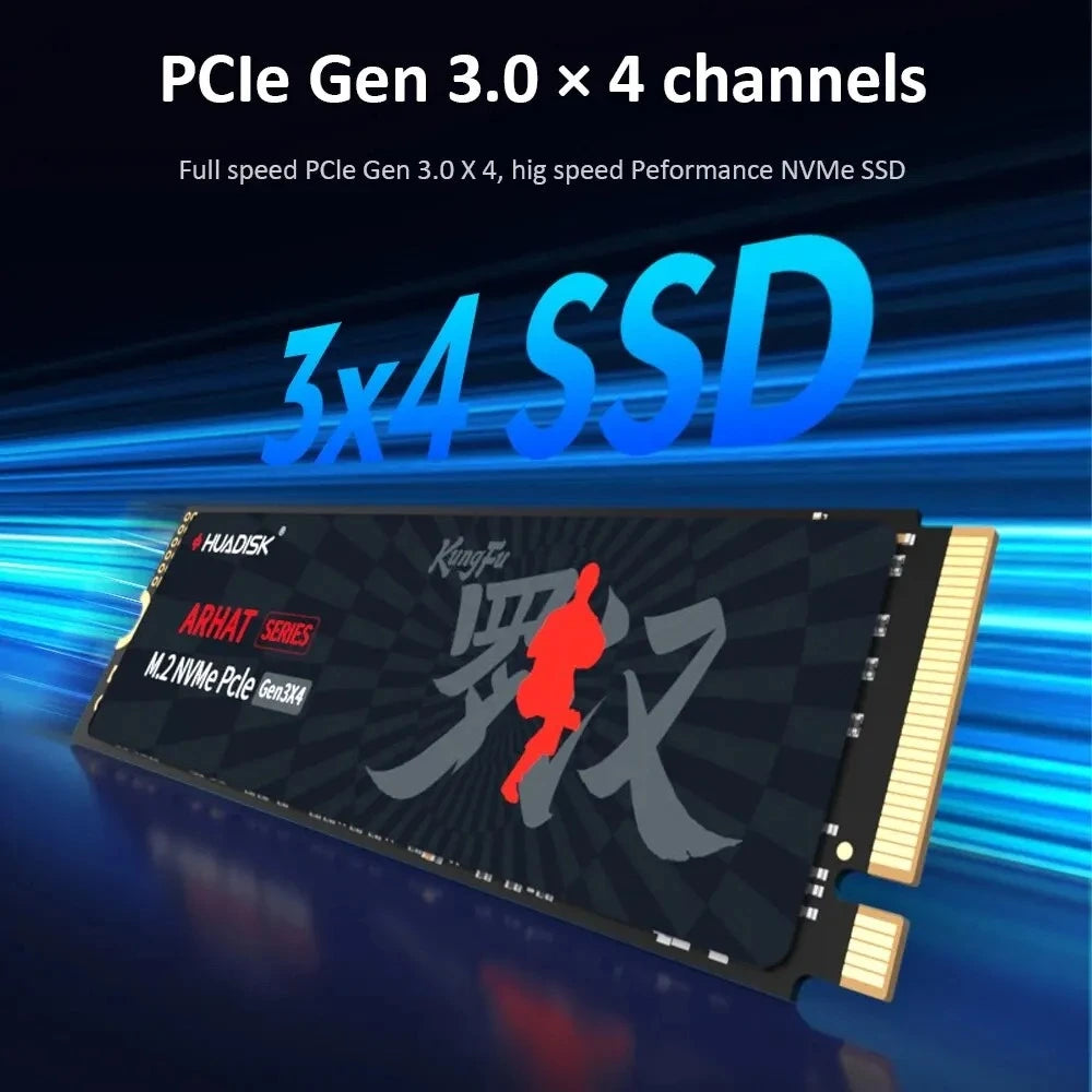 SSD NVMe Arphat Kung Fu (3000 & 2400MB/s)
