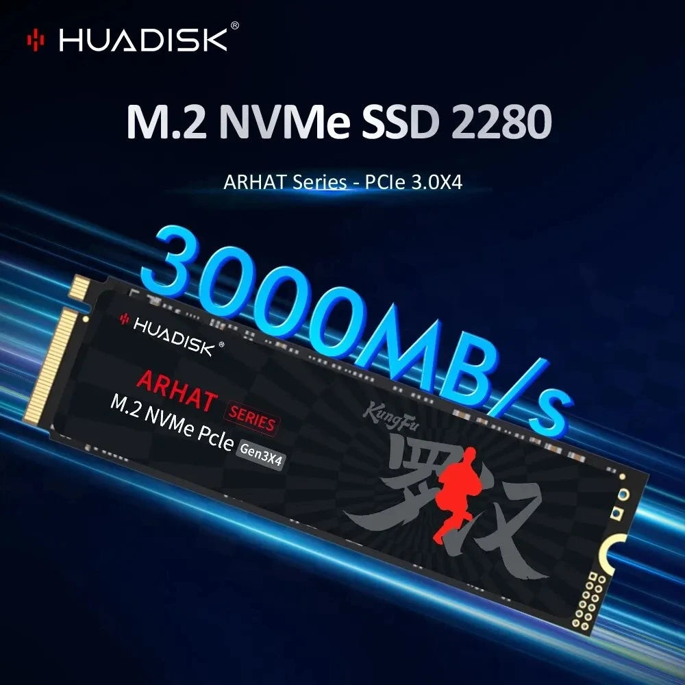 SSD NVMe Arphat Kung Fu (3000 & 2400MB/s)