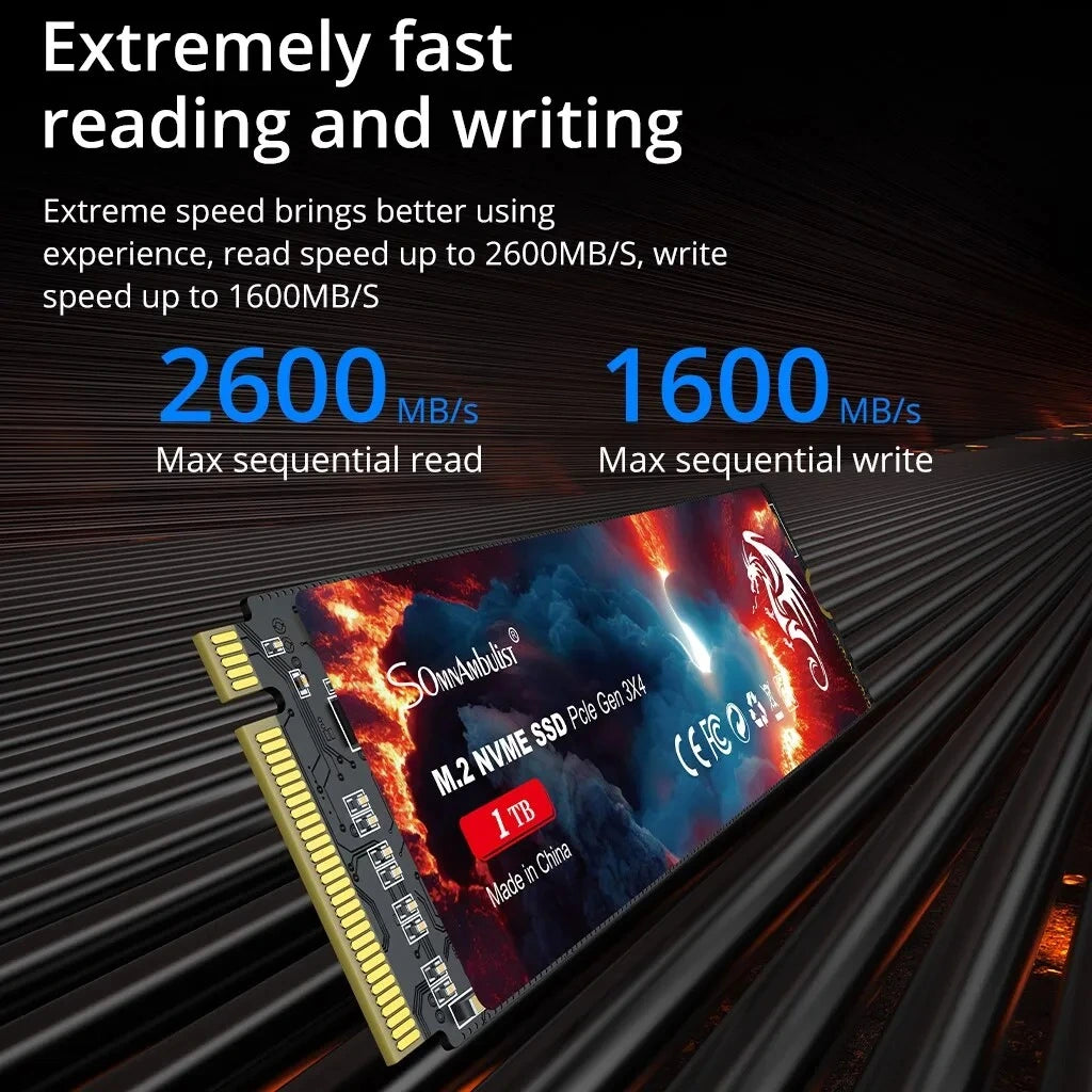 SSD NVMe Ultimate (2600 & 1600MB/s)