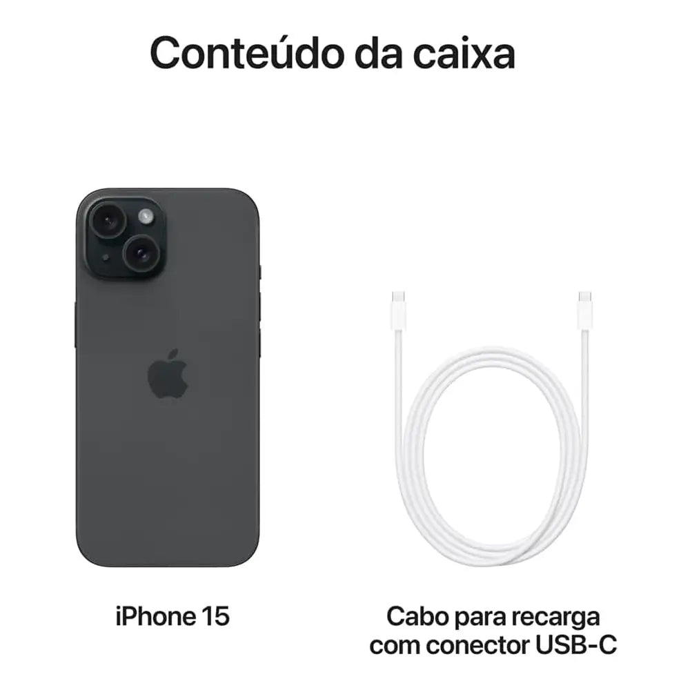 Smartphone iPhone 15 (128-512GB ROM)