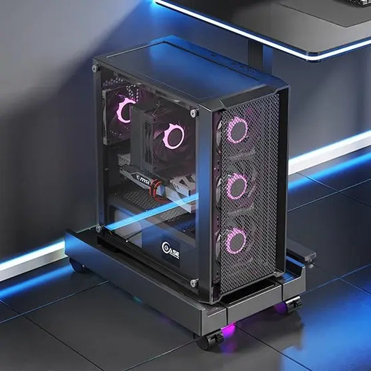 Soporte ajustable para doble ventilador