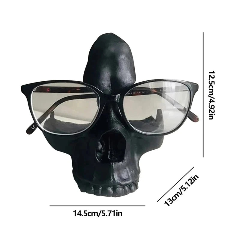 Soporte de calavera para gafas